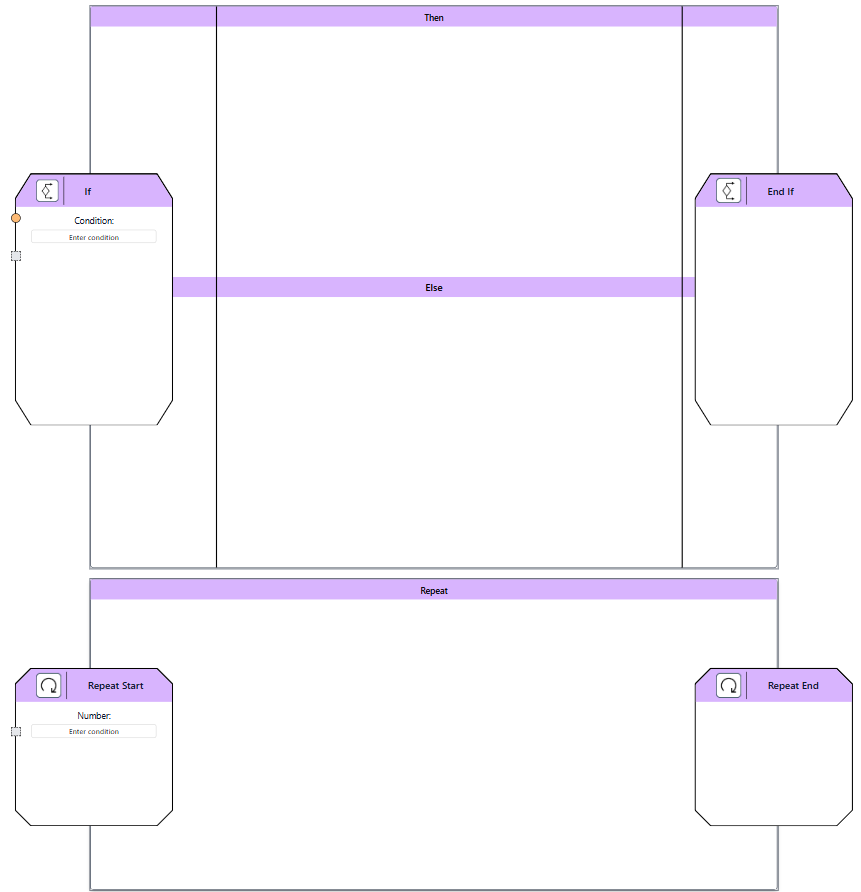 Control Structure Nodes